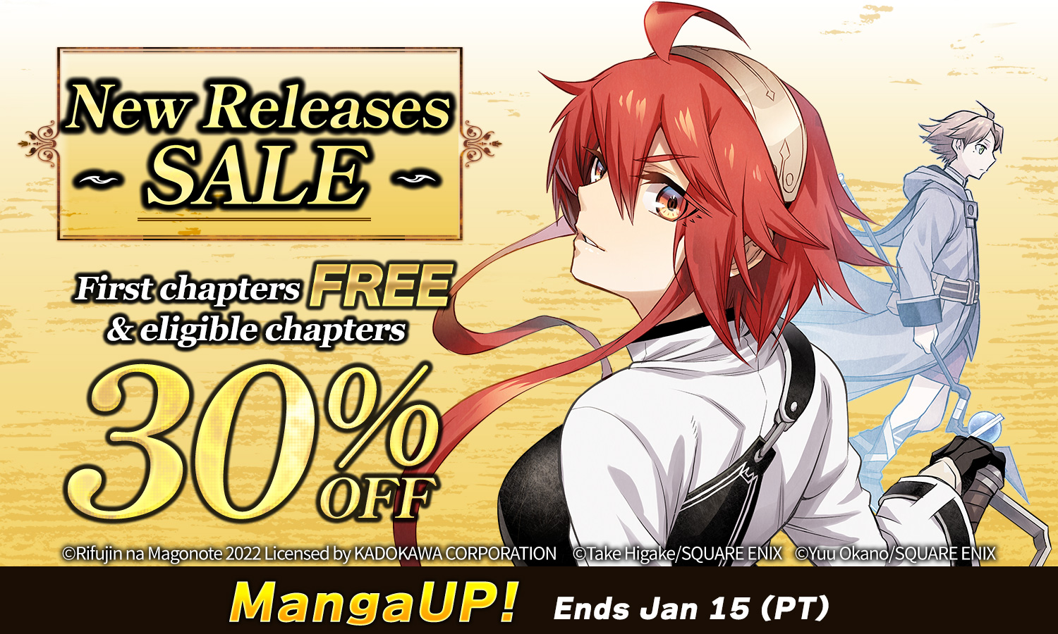 MangaUP! New Releases Sale