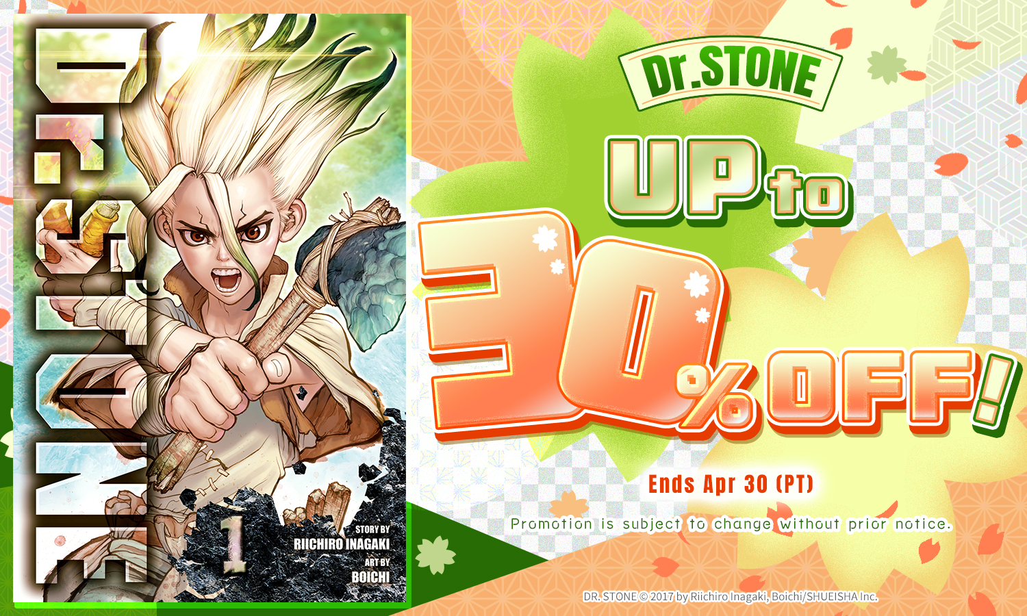 VIZ Media・Dr. STONE・up to 30%OFF