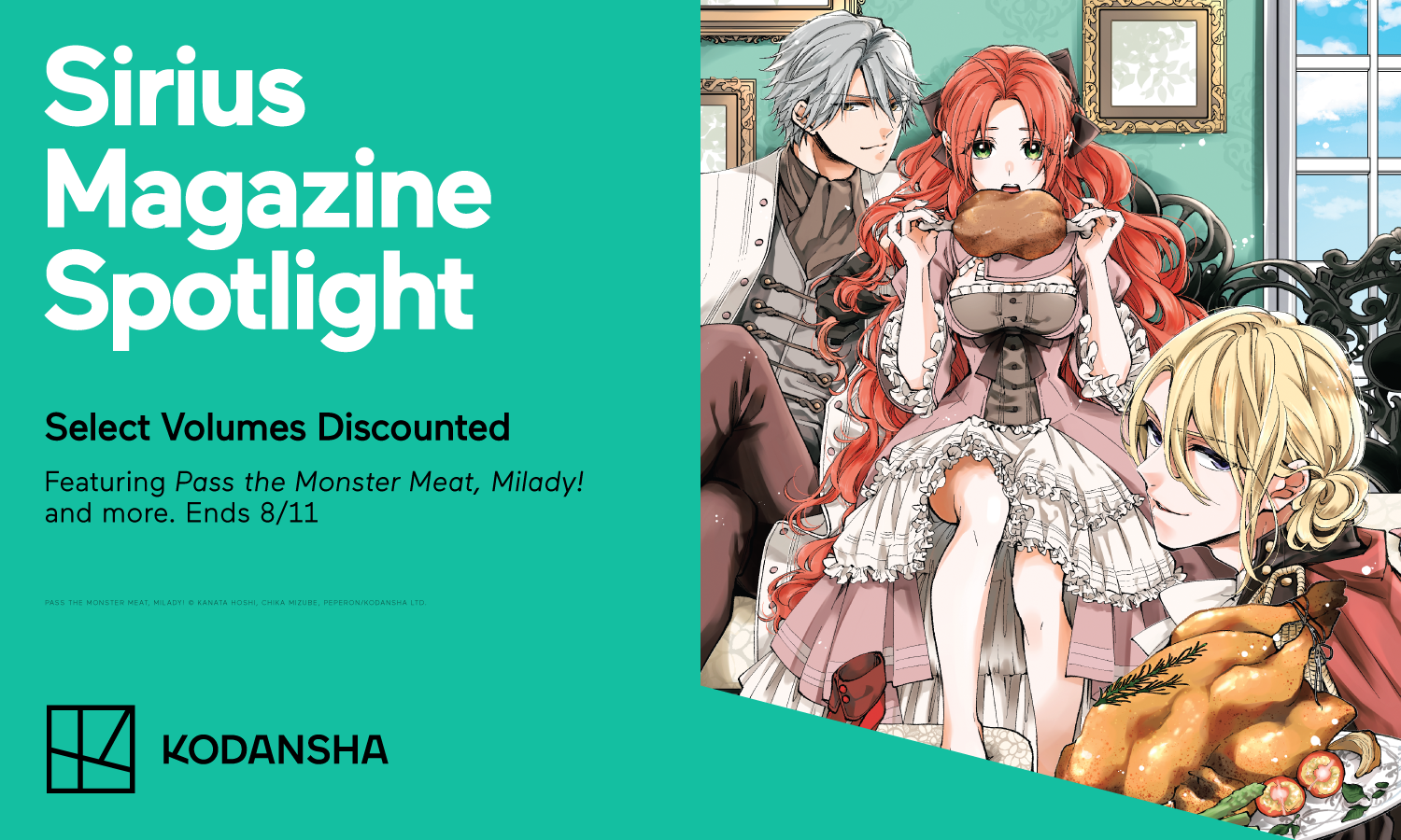 discount campaign: Sirius Magazine Spotlight