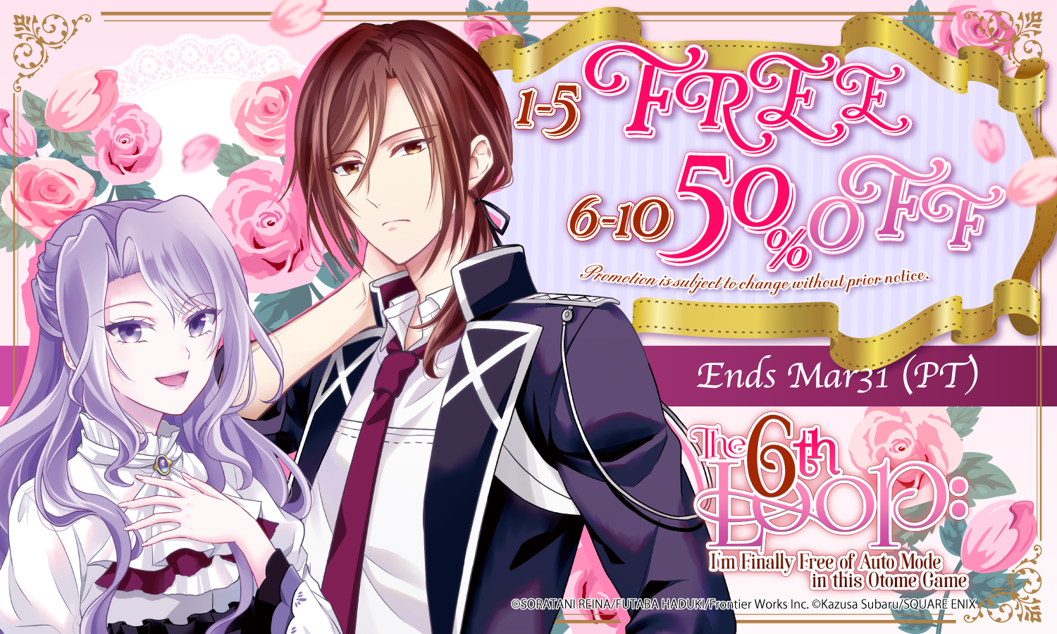 "・MANGA MIRAI Manga UP! The 6th Loop: I'm Finally Free of Auto Mode in this Otome Game CHAPTER SERIALS"