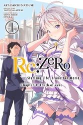 Cover of Re:ZERO -Starting Life in Another World-, Chapter 3: Truth of Zero, Vol. 1 (manga)