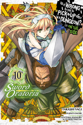 Cover of Is It Wrong to Try to Pick Up Girls in a Dungeon? On the Side: Sword Oratoria, Vol. 10 (manga)