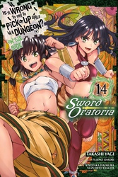 Cover of Is It Wrong to Try to Pick Up Girls in a Dungeon? On the Side: Sword Oratoria, Vol. 14 (manga)
