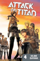 Cover of Attack on Titan Volume 4