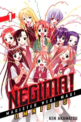 Cover of Negima! Omnibus Volume 1,2,3