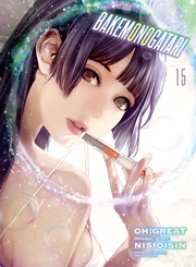 Cover of BAKEMONOGATARI (manga) Volume 15