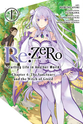 Cover of Re:ZERO -Starting Life in Another World-, Chapter 4: The Sanctuary and the Witch of Greed, Vol. 1 (manga)