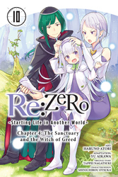 Cover of Re:ZERO -Starting Life in Another World-, Chapter 4: The Sanctuary and the Witch of Greed (Manga)